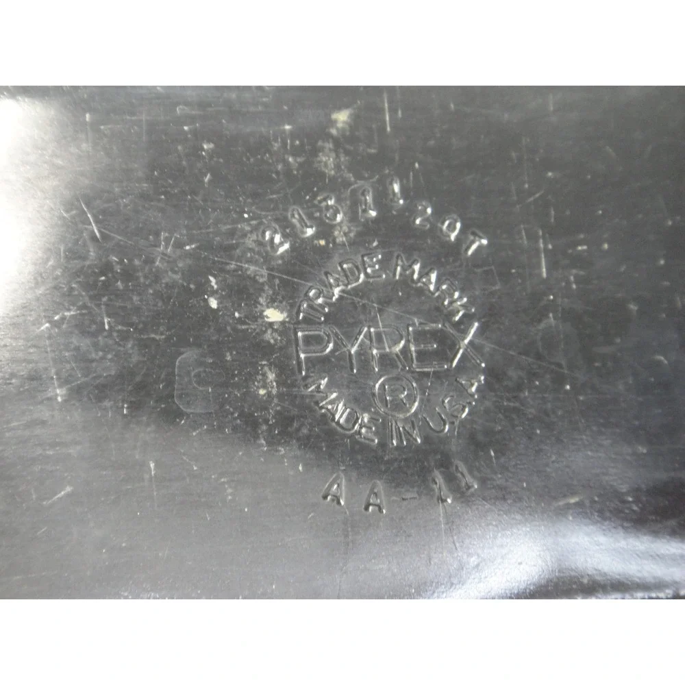 Vintage Pyrex #213 1.5 Quart Clear Glass Loaf Pan Rectangular Baking Dish USA